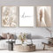 Trayosin 3-teiliges Poster Set,Moderne Boho Pampasgras Bilder Wohnzimmer Deko Schlafzimmer Wandbilder Beige Kunst Bild ohne Rahmen Kunstdruck Leinwandbild (C,50x70cm)