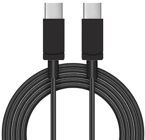 USB C to C Charger Cable (1.5m), 60W USB 2.0 Type C Cable, Fast Charging Power Cable for iPhone 16 Pro Max /15/14 Pro, iPad Pro, Samsung Galaxy S25/S24 Ultra, Google Pixel 8/9a Pro etc, (2 Pack Black)