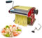 XINGYUEXUAN Manuelle Nudelmaschine Teig Spaghetti Nudeln Walze Presse Maschine Built-in 2 mm & 4 mm Nudelschneider für Familie hausgemachte Verwendung Rot