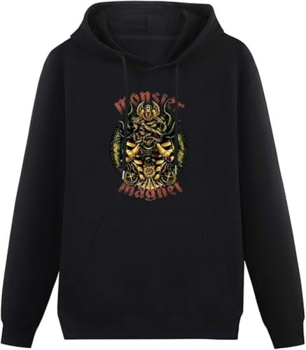 Men's Hoody Monster Magnet 'Jungle Pharoah' Hoodies Pullover Long Sleeve Sweatshirts Size S