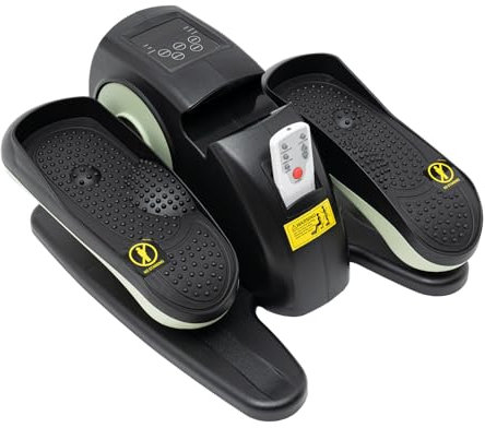 Elektrisches Trainingsgerät für Crosstrainer, Stepper Fitness zu Hause, elliptisches Pedal, mit Fernbedienung und LCD-Display, tragbar, 5 einstellbare Geschwindigkeiten, 3 Modi, für zu Hause,