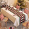 Weihnachts-tischläufer Für Tartan-urlaubsparty, Outdoor-Dekoration, Rot-weißer Weihnachts-tischläufer Mit Quasten, Für Den Innen-Winter-küchen-esstisch(Size:32X180CM,Color:F)