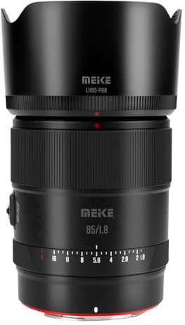 Meike Pro Téléobjectif moyen F1.8 85 mm F1.8 avec mise au point automatique STM, plein cadre, objectif portrait haute résolution, compatible avec les appareils photo Nikon Z Mount Z50, Z50II, Z5, Z6