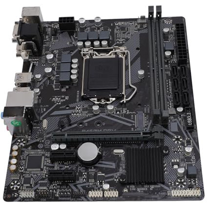 PCI E 3.0 Motherboard, B460M D2V M ATX DDR4x2 Dimm per LGA 1200, Supporta Core, Pentium, Celeron con Lan Gigabit Integrato, ALC887 7.1 CH SONO CH, Doppio Canale 2933 2666 2400