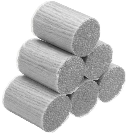 PATIKIL 12 Rolls Latch Hook Yarn, Latch Hook Kit, Light Gray | Precut Rugs Yarn Making Crochet Bundles for Rug Adults Beginners Tapestry DIY Craft