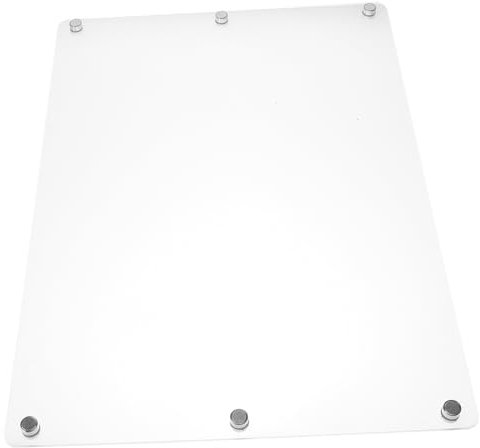 Parliky Kühlschrank-blanko Transparent Magnetisches Whiteboard Für Kühlschrank Praktisches Blanko-whiteboard Aus Acryl Löschbares Planungsbrett Für Notizen Und Listen