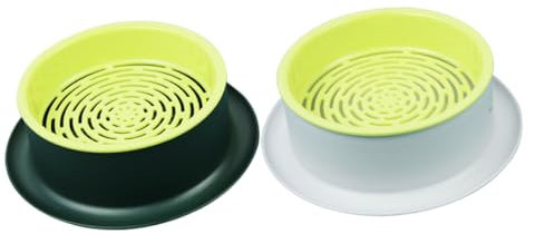 HAPINARY 2 Stück Katzengrasbox, Katzengras Anzuchttopf, Hydrokultur Katzengras Pflanzgefäß, Katzengras Behälter, Praktischer Katzengras Pflanztopf, Katzengras Pflanzbehälter, Katzengras