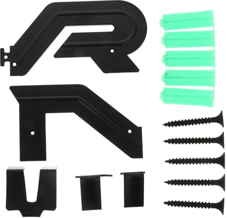 Lurrose Vr Headset Wandhalterung Metall Schwarz Wandmontierter Aufbewahrungsständer für Vr Brille 2 Valve Index Praktisches Vr Lagerregal Robust und Platzsparend