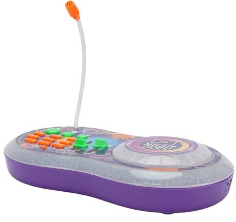 EMUKOEP Mixer Giradischi DJ per Bambini Giocattolo Musica Creativa Tempo di Riproduzione Volume Regolabile Plastica 13 X 7,3 Pollici