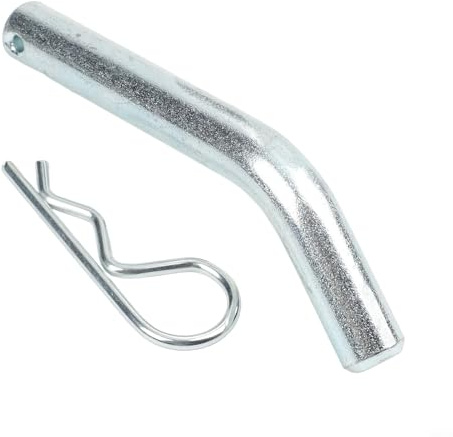Boulon d'attelage de remorque 5/8 galvanisé avec goupille pour récepteur de 2 - Goupille de sécurité robuste pour remorque et tracteur