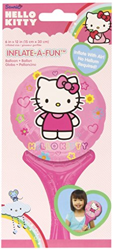 amscan Pinker Folienballon mit Hello Kitty Design – 1 Stück.
