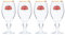 Stella Artois Lot de 4 calice en verre 33 cl