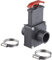 POWERHAUS24® - 2 x Absperrschieber Ø 38 mm x 1 1/2 Zoll