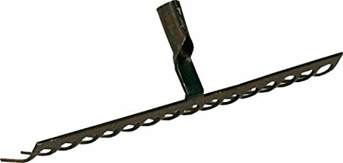 Regur Straßenrechen, Bau- und Kiesrechen, Zinkenlänge 105 mm, Eisen, Garten Rechen