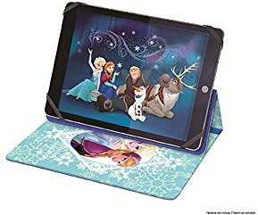 Lexibook, Die Eiskönigin, Universal Tablet Case, Tablet-Ständer für Kinder, Perfekte Tasche für Reisen oder zum Videos schauen, Kompatibel mit Samsung, iPad und Anderen 7-10“ Tablets, MFP100FZ