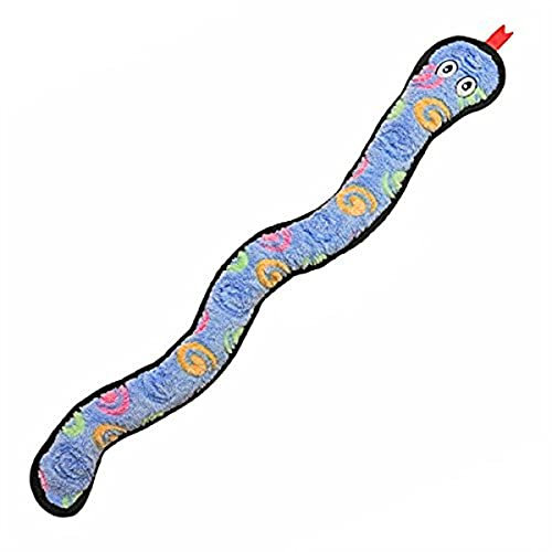 Rosewood Rope and Squeak Snake Luxury Plush Character Quality Dog Toy, 69 cm, Multicolor