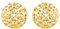 CARISSIMA Damen-Ohrstecker 9ct Yellow Diamond Cut Pyramid Button Stud Earrings 375 Gelbgold-1.55.7112