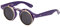 Ultra Lila Rahmen Schwarz Linsen Flip Up Ronde Steampunk Sonnenbrille Retro Frau Mann UV400 UVA Vintage Victorian Kreis Retro Sonnenbrille Steampunk Brille Sonnenbrille zum Hochklappen