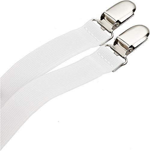 DESERMO® Betttuchspanner 120cm lang | Spanner im Set 2/5/10 oder 20 Stück Bettlakenspanner 2er Pack 120cm