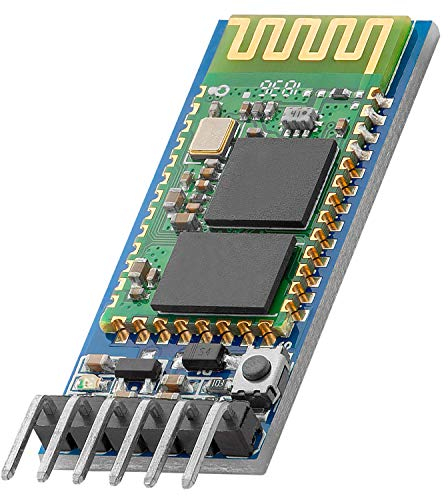 AZDelivery HC-05 HC-06 Bluetooth Wireless RF-Transceiver-Modul RS232 serielle TTL kompatibel mit Arduino und Raspberry Pi inklusive E-Book!