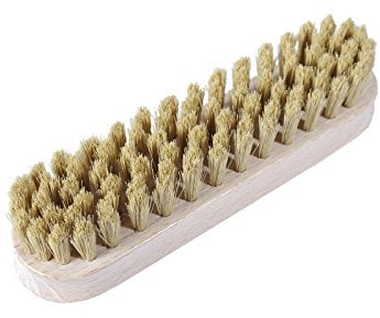 Kaps Schuhputz-Bürste Strapazierfähige Borsten aus 100% Pferdehaar oder synthetischem Material – Zum Putzen, Reinigen & Polieren von Schuhen (Synthetik - 16 cm / 6.3 inch)