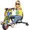 Actionbikes Motors Kinder Elektro Driftscooter | 𝟐𝟓𝟎 Watt Motor - Drift Cart 360°- 3 Geschwindigkeitsstufen - LED-Beleuchtung - Sitz verstellbar - Bluetooth - Drift Kart - Drift Auto (Grafit Gelb)