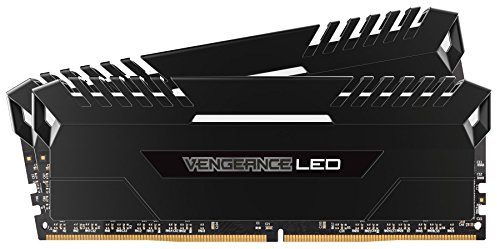 Corsair CMU32GX4M2D3000C16 Vengeance LED 32GB (2x16GB) DDR4 3000MHz C16 XMP 2.0 Enthusiast LED-Beleuchtung Speicherkit Schwarz/Weiß