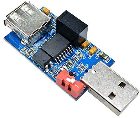 iHaospace 1500V USB to USB Isolator Board Protection Isolation ADUM4160 ADUM3160 Voltage Isolator Module Support 12Mbps 1.5Mbps