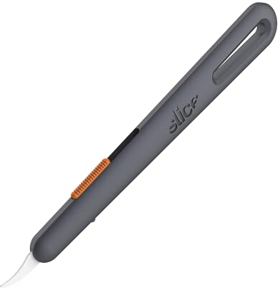 Safety Seam Ripper With Manual Retraction, Safety Blade, 10596 Ambidextrous Tool, Replaceable Blade Lasts up to 11x Longer Than Steel
