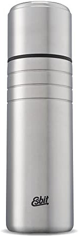 Esbit Isolierflasche Majoris mit Becher - Trinkflasche 1000 ml aus Edelstahl - für warme und kalte Getränke