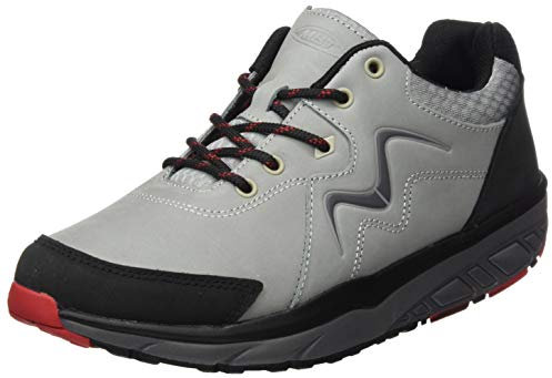 MBT MAWENSI W Zapatos de Cordones Oxford, Mujer, Gris (Grey/Red 1183u), 36 EU (3.5 UK)