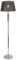 lux.pro Stehleuchte 'Lingen' 151cm Stehlampe 1xE27 max. 60W Standleuchte Stand Lampe Metall Chrom/Grau