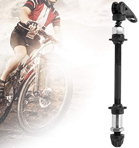 Alomejor Fahrrad Radnabe Achse Hintere Stahlhohlnabenachse für die Reparatur von Mountainbikes Schnellspanner Hinterrad 175