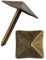 FUXXER® 40 clavos decorativos para muebles, tapicería, aspecto de bronce antiguo, 12 x 12 mm