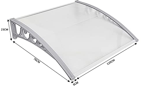 Aluminium Vordach für Fenster mit Durchscheinendem Design (80 x 120 cm);為 هاوسyingfen)}) Fenstermarkise in Aluminiumlegierung