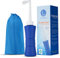 laphang Bidet portable bleu de 500 ml avec pochette étanche et bouchon – PP + TPR, anti-fuite et résistant aux rayures – Bouteille périnéale pour la guérison post-partum des hémorroïdes