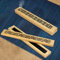 BUENTYA 2 Stücke Räucherstäbchenhalter Holz Incense Stick Holder Wood Weihrauchhalter Bambus Räucherturm Räucherstäbchenhalter Box Duftstäbchen Halter Räucherkegel für Meditation(23,5 * 3,5 * 2,3 cm)