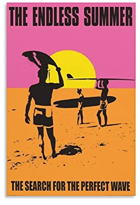 The Endless Summer 1966 Poster, Kunstdruck, Wandkunst, Poster, Malerei, Leinwand, Kunstwerke, Idee, Raum, ästhetisch, 60 x 90 cm
