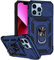 Hitaoyou iPhone 13 Pro Case - Military Grade Shockproof with Camera Cover & Kickstand, Magnetic Car Mount Holder - Blue