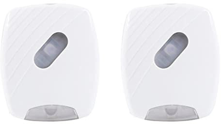 Uonlytech 2 stücke für zufällige led aktiviert induktion licht ohne toilette bewegung gänge sensor lampe nacht schubladen schränke körper menschliche batterie deckel lager farbe