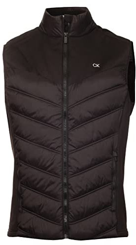 Calvin Klein Mens Performance Hybrid Gilet - Black - L