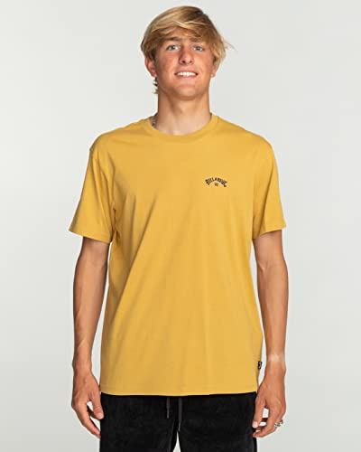 BILLABONG Boys Arch Wave T-Shirt, Yellow, S EU