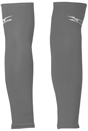 Mizuno Manguitos de brazo, gris, OSFM, Gris, Talla única