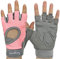 LeerKing Fitness Handschuhe Mesh Trainingshandschuhe Sporthandschuhe Herren und Damen für Gym Kraftsport Fitnessstudio Fahrrad Pole Dance Yoga Verbesserte Griffe Rosa M