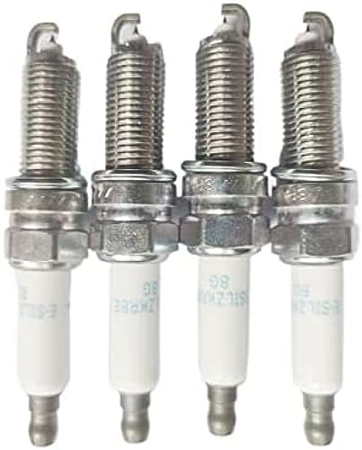 4 Stück 91028 SILZKR8E8G Iridium Platinum Zündkerze kompatibel mit Hyundai Figure Sonata Tucson 1.6T Kia KX3K4K5KX5 Dongfeng AX3/5/7,4 Stück
