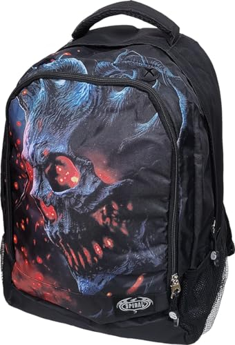 Spiral - Death Embers - Rucksack - mit Laptopfach, Schwarz , L