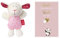 SIGIKID 41189 Rassel Schaf Red Stars Mädchen und Jungen Babyspielzeug empfohlen ab Geburt rosa & BSB Grußkarte Glückwunschkarte zur GeburtGlück (rosa) mit Panda, 311832-2