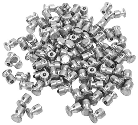 100-teiliges Fahrzeug-Reifenbolzen-Set, Hochfestes, Rutschfestes Reifen-Spike-Schrauben-Hartmetall-Set-Set für Fahrzeug-Auto-Wintershow-Ausrüstung