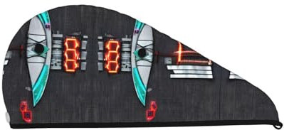 LXqlSS Darts Arrows Coral Velvet Dry Hair Cap Caps with Buttons for Drying Curly Long & Thick Hair Anti Frizz