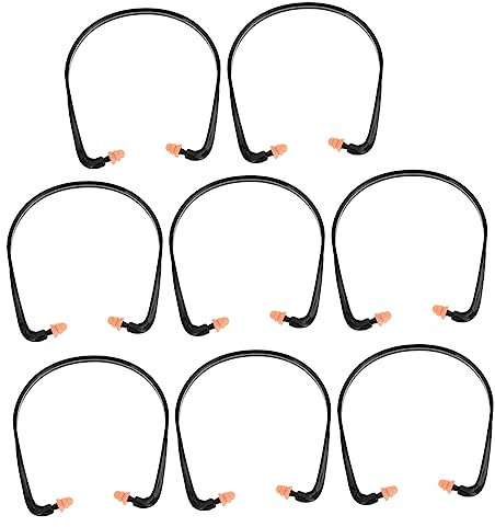 BCOATH 8pezzi Tappi Per Orecchie Protettivi Silicone Con Fascia Auricolari Leggeri E Riutilizzabili Per Riduzione Del Rumore Per Dormire E Viaggiare